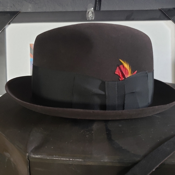 1940's Dobbs Veluna Vintage Dapper Fedora Hat - Picture 7 of 13